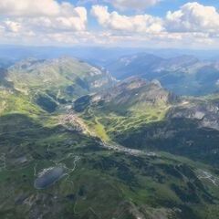 Flugwegposition um 13:53:39: Aufgenommen in der Nähe von Gemeinde Untertauern, Österreich in 2926 Meter